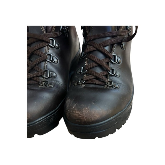 LL Bean Cresta Womens Brown Leather Gore-tex Vibram Sole Hiking Trail Boots Sz 8 - Picture 5 of 16